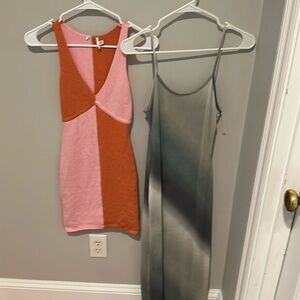 2 dresses - 1 new with tags